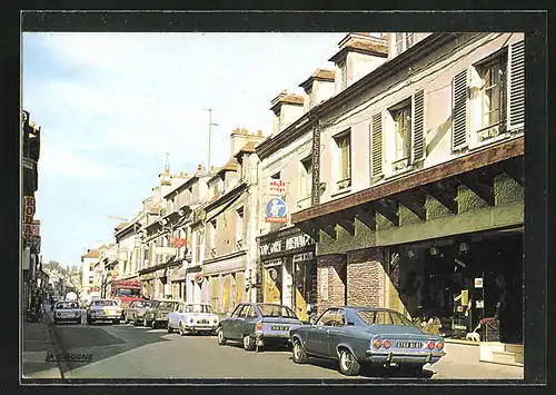 AK Longjumeau, la Grande Rue