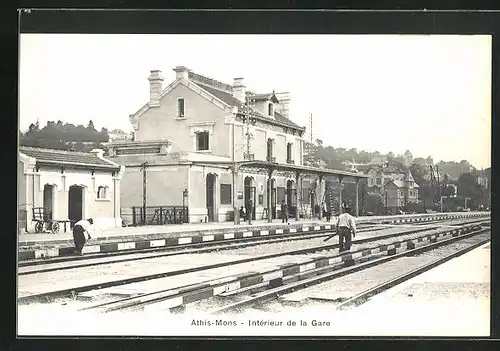 AK Athis-Mons, Interieur de la Gare