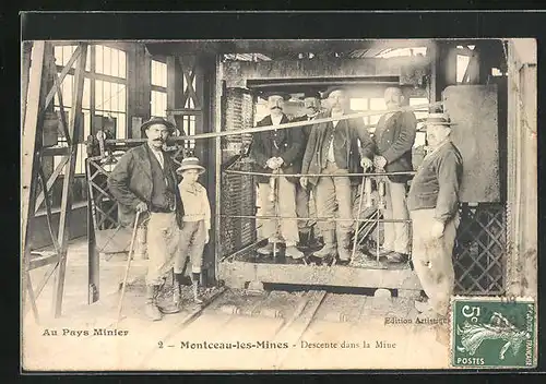 AK Montceau-les-Mines, Descente dans la Mine, Kohle