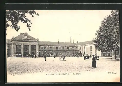 AK Chalon-Sur-Saone, La Gare, Bahnhof