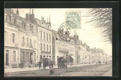 AK Joigny, Une Portion du Quai Henri Rogobert