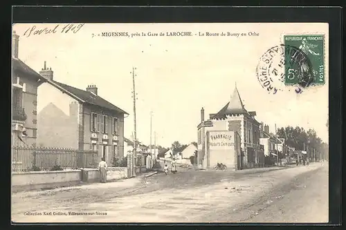 AK Migennes, La Route de Bussy en Othe