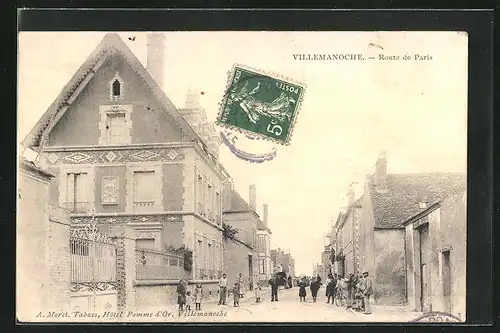 AK Villemanoche, Route de Paris