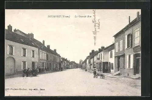 AK Dixmont, La Grande Rue