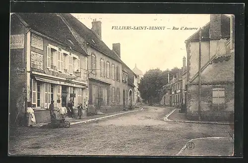 AK Villiers-Saint-Benoit, Boutique A. Miguet dans Rue d`Auxerre