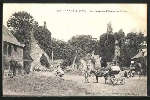 AK Pance, Les ruines du Chateau du Fretais