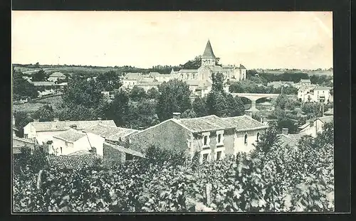 AK Mareuil-sur-Lay, Panorama au coteau de la Poulette