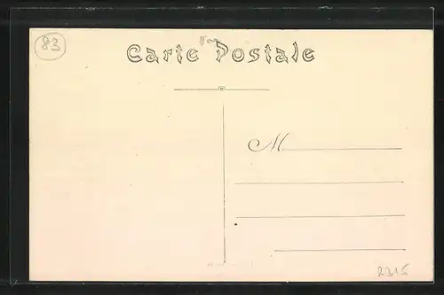 AK Le Lavandou, Vue générale prise du cote de Monte-Carlo