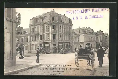 AK Chateauroux, Place Aux Guedons & Rue J.-J. Rousseau