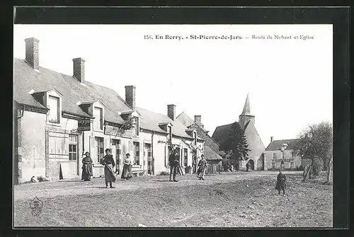 AK St-Pierre-de-Jars, En Berry, Route de Nehant et Eglise