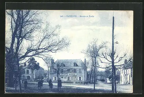 AK Badecon, Mairie et Ecole