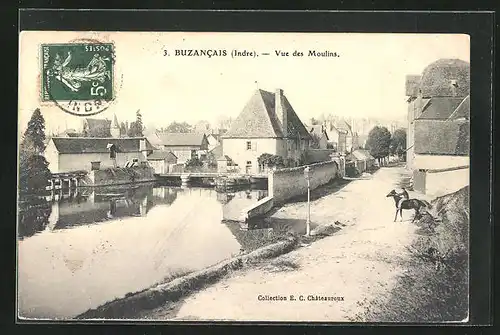 AK Buzancais, Vue de Moulins