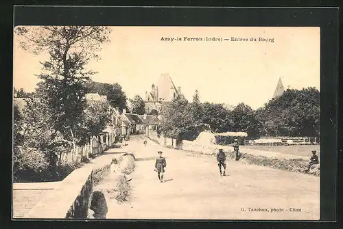 AK Azay-le Ferron, Entree du Bourg