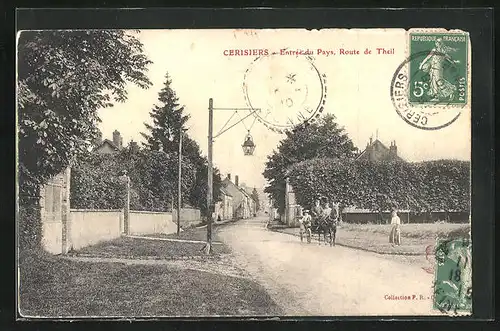 AK Cerisiers, Entrée du Pays, Route de Theil