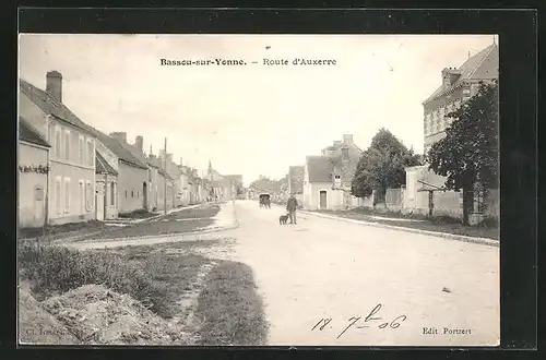AK Bassou-sur-Yonne, Route d`Auxerre