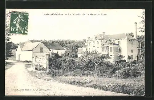 AK Saint-Valérien, Le Moulin de la Grande Rue