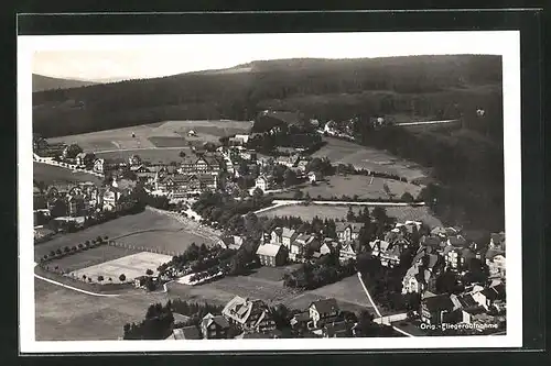 AK Oberhof / Thüringen, Orig.-Fliegeraufnahme