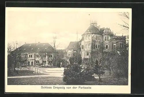 AK Droyssig, Schloss von der Parkseite