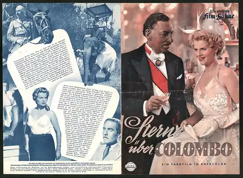 Filmprogramm IFB Nr. 2199, Sterne über Colombo, Kristina Söderbaum, Willy Birgel, Regie: Veit Harlan