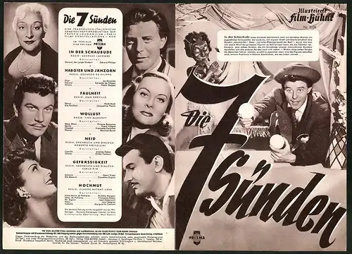 Filmprogramm IFB Nr. 2326, Die 7 Sünden, Isa Miranda, Noel-Noel, Regie: Georges Lacombe