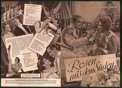 Filmprogramm IFB Nr. 2352, Rosen aus dem Süden, Maria Holst, Gustav Fröhlich, Regie: Franz Antel
