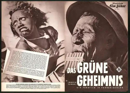 Filmprogramm IFB Nr. 2371, Das grüne Geheimnis, Regie: G. G. Napolitano, Nautdokumentation, Südamerika