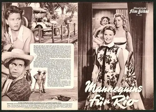 Filmprogramm IFB Nr. 2484, Mannequins für Rio, Hannerl Matz, Scott Brady, Regie: Kurt Neumann