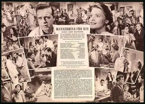 Filmprogramm IFB Nr. 2484, Mannequins für Rio, Hannerl Matz, Scott Brady, Regie: Kurt Neumann