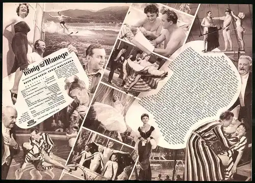 Filmprogramm IFB Nr. 2500, König der Manege, Fritz Imhoff, Rudolf Schock, Regie: Ernst Marischka