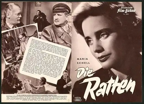 Filmprogramm IFB Nr. 2825, Die Ratten, Maria Schell, Curd Jürgens, Regie: Robert Siodmak