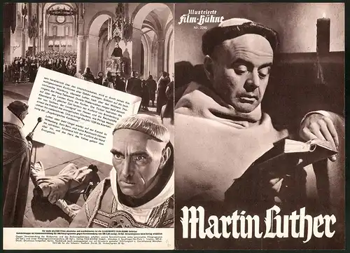 Filmprogramm IFB Nr. 2290, Martin Luther, Niall MacGinnis, John Ruddock, Regie: Irving Pichel