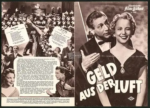 Filmprogramm IFB Nr. 2389, Geld aus der Luft, Josef Meinrad, Lonny Kellner, Regie: Geza von Cziffra