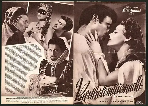 Filmprogramm IFB Nr. 2913, Bartholomäusnacht, Jeanne Moreau, Francoise Rosay, Regie: Jean Dreville