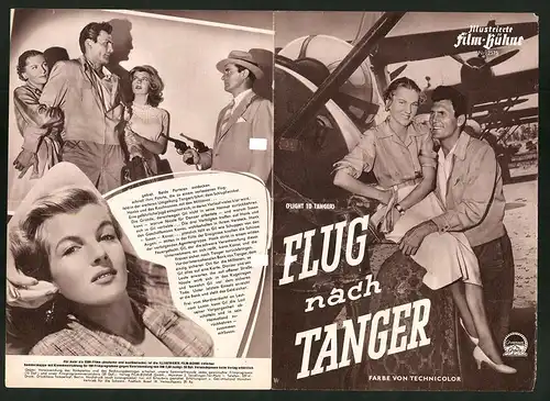 Filmprogramm IFB Nr. 2575, Flug nach Tanger, Joan Fontaine, Jack Palance, Regie: Charles Marquis Warren