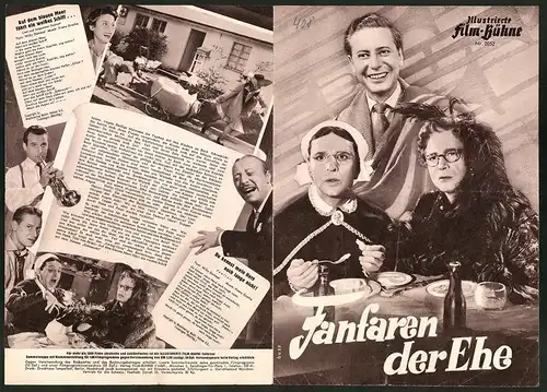 Filmprogramm IFB Nr. 2052, Fanfaren der Ehe, Dieter Borsche, Georg Thomalla, Regie: Hans Grimm