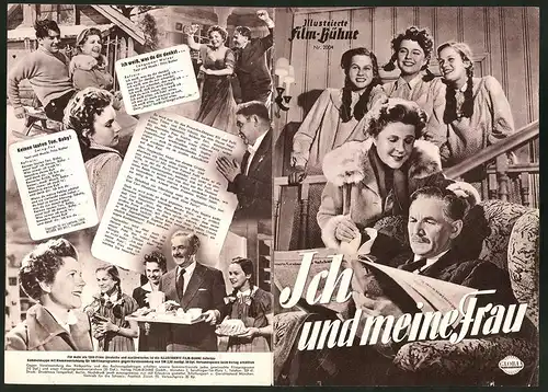 Filmprogramm IFB Nr. 2004, Ich und meine Frau, Paula Wessely, Attila Hörbiger, Regie: Eduard von Borsody