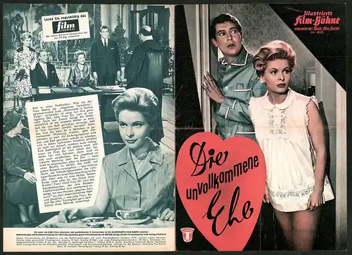 Filmprogramm IFB Nr. 4940, Die unvollkommene Ehe, Paula Wessely, Johanna Matz, Regie: R. A. Stemmle