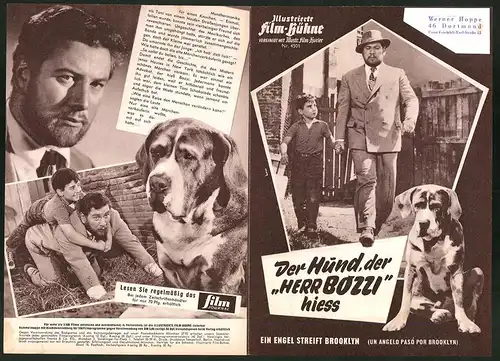 Filmprogramm IFB Nr. 4501, Der Hund der Herr Bozzi hiess, Peter Ustinov, Pablito Calvo, Regie: Ladislao Vajda