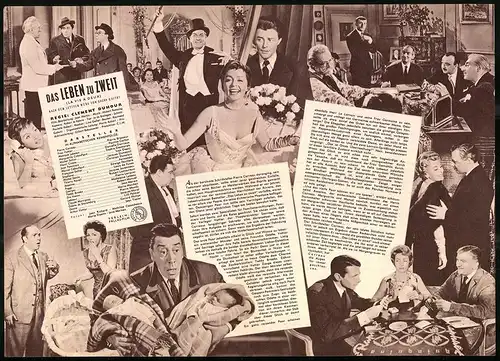 Filmprogramm IFB Nr. 4507, Das Leben zu zweit, Pierre Brasseur, Pauline Carton, Regie: Clement Duhour