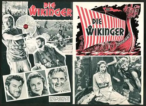 Filmprogramm DNF, Die Wikinger, Kirk Douglas, Tony Curtis, Regie: Richard Fleischer