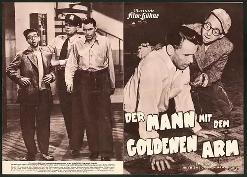 Filmprogramm IFB Nr. 3192, Der Mann mit dem goldenen Arm, Frank Sinatra, Eleanor Parker, Regie: Otto Preminger