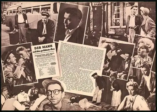 Filmprogramm IFB Nr. 3192, Der Mann mit dem goldenen Arm, Frank Sinatra, Eleanor Parker, Regie: Otto Preminger