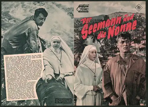 Filmprogramm DNF, Der Seemann und die Nonne, Deborah Kerr, Robert Mitchum, Regie: John Huston