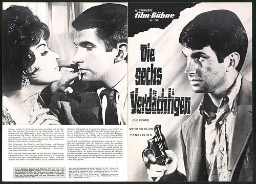 Filmprogramm IFB Nr. 7961, Die sechs Verdächtigen, George Hamilton, Suzanne Pleshette, Regie: Byron Haskin