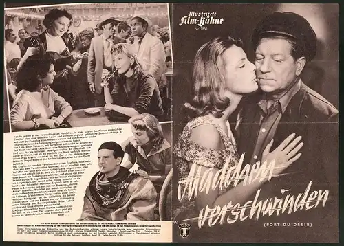 Filmprogramm IFB Nr. 2830, Mädchen verschwinden, Jean Gabin, Henri Vidal, Regie: Edmond T. Gréville