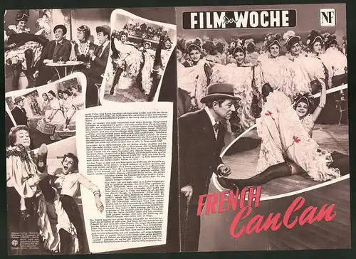 Filmprogramm NF, French Can Can, Jean Renoir, André-Paul Antoine, Regie: Jean Renoir