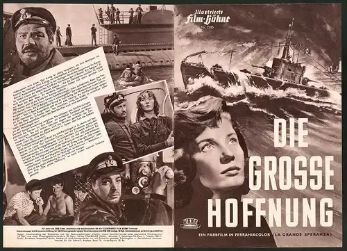 Filmprogramm IFB Nr. 2785, Die grosse Hoffnung, Renato Baldini, Lois Maxwell, Regie: Duilio Coletti