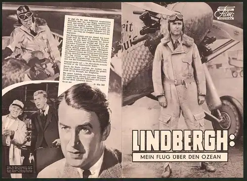 Filmprogramm DNF, Lindbergh: Mein Flug über den Ozean, James Stewart, Murry Hamilton, Regie: Billy Wilder