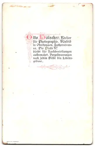 Fotografie Otto Kölscher, Alsfeld, Lutherstrasse, Mutter mit Tochter in Sonntagskleidung