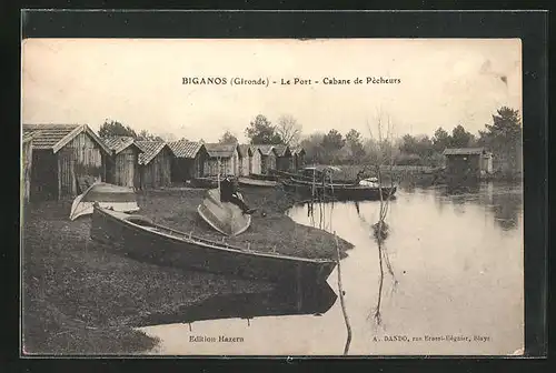 AK Biganos, Le Port-Cabane de Pecheurs